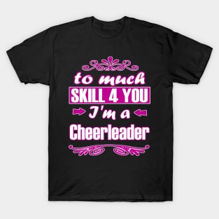 Cheerleading Girls Team Base Training Pompoms T-Shirt